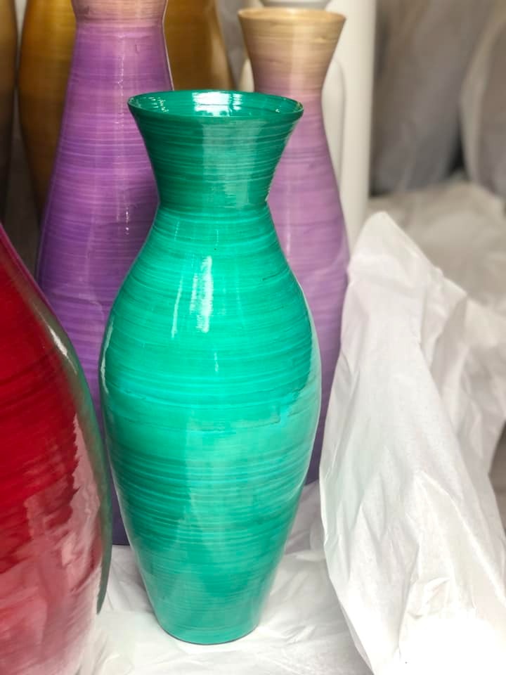 Bình tre thủ công