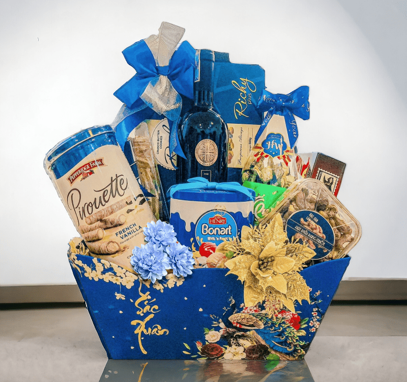 Cách đóng  gói quà Tết mộc mạc