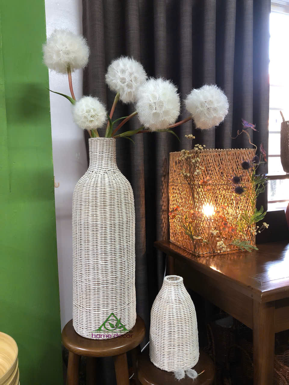 Cách dùng bình hoa to và bình hoa nhỏ