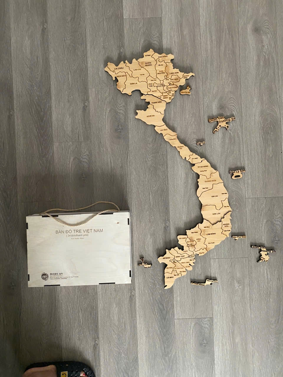 Bản đồ Tre Việt Nam – Sản phẩm thủ công mỹ nghệ mang đậm hồn Việt