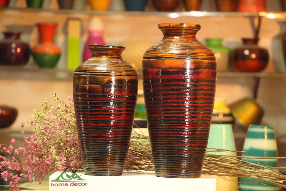 Bình Tre Cuốn Thô Sần Nativia: Nghệ Thuật Của Sự Mộc Mạc